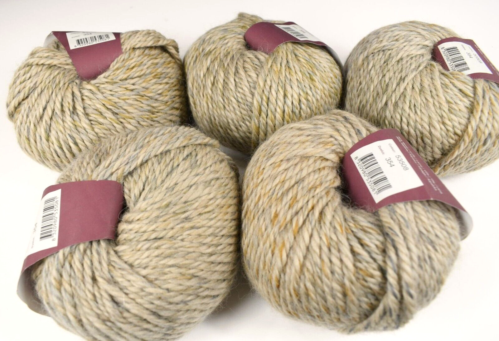 🧶Debbie Bliss Roma Weave 5 Yarns Super Chunky Merino-Alpaca  100g/87 Yds 53508