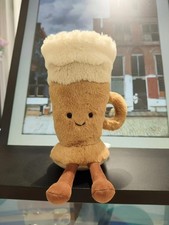 Jelly New Latte Coffee Cup Cat Coffee Cup Soft Plush Toy & Dust Bag