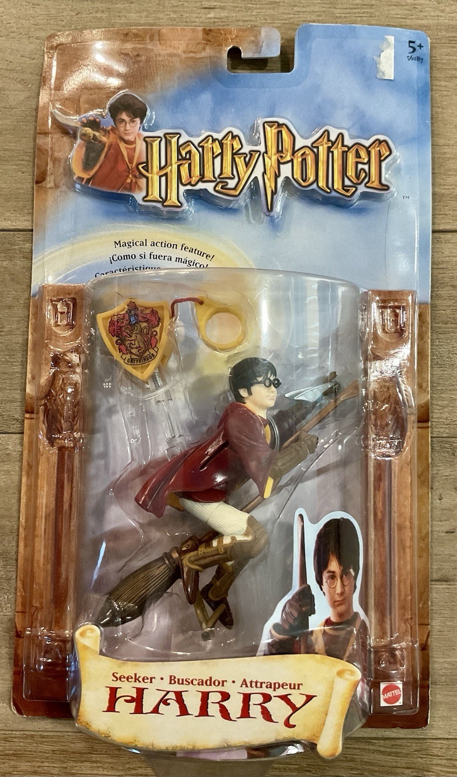 Harry Potter 2002 Seeker Flying Action Figure Chamber of Secrets BNIB