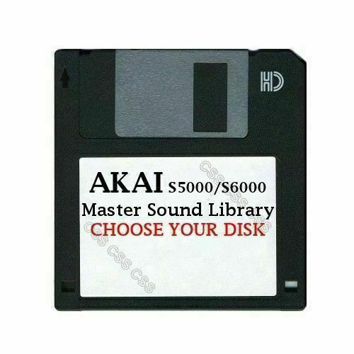 Akai S5000 / S6000 Floppy Disk Master Sound Library Choose Your Disk
