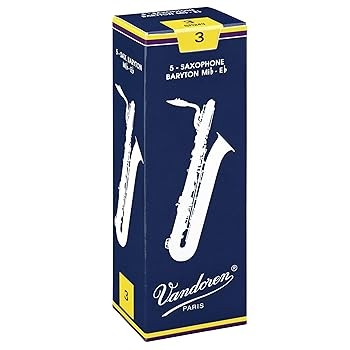 [Used] Vandoren/Baritone Saxophone Reed Blue Box 5 Pieces Traditional Vandoren