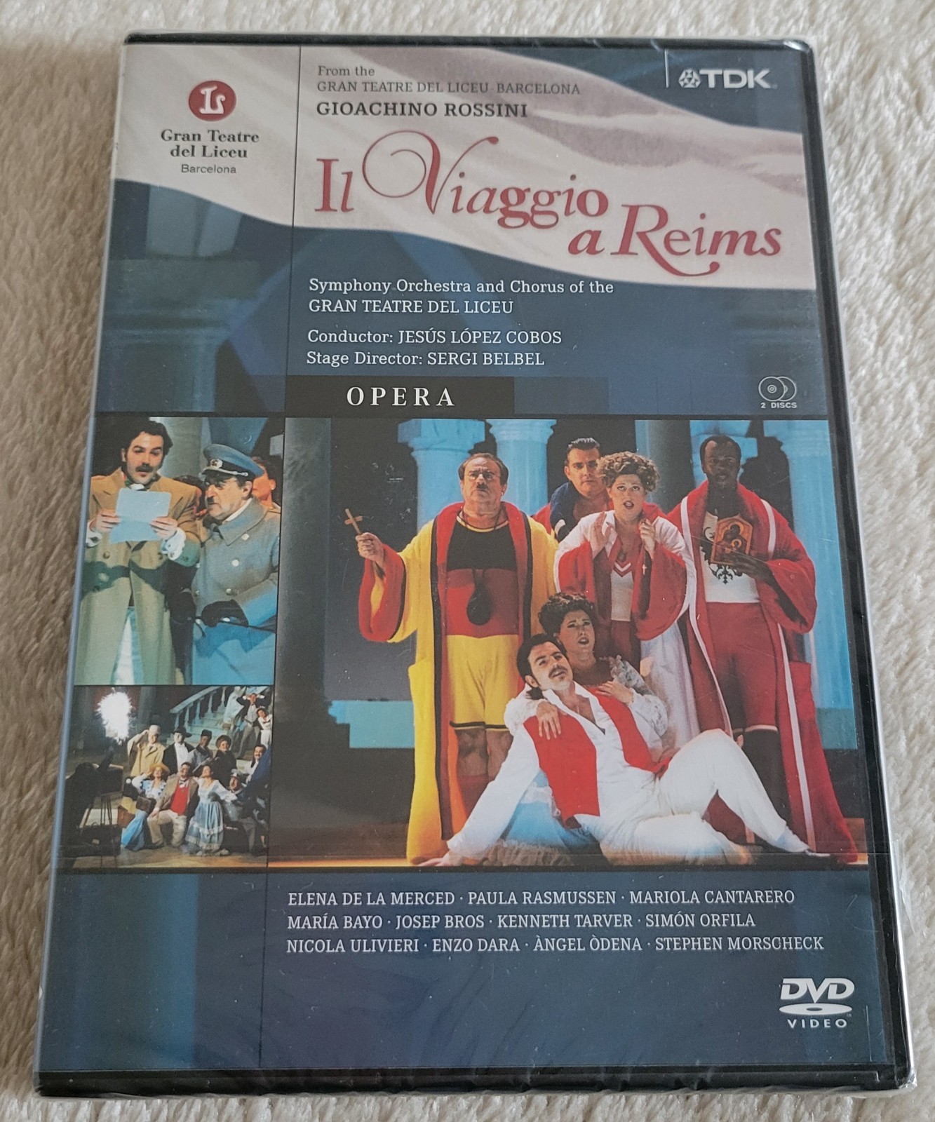 Opera DVD, Il Viaggio a Reims, Gioachino Rossini, TDK, 2 discs, NIP