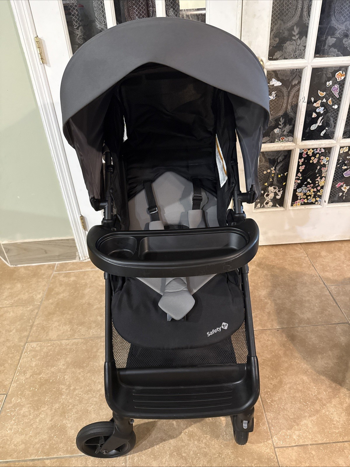 Safety 1st Teeny Ultra Compact Stroller, Black Magic, Brand New