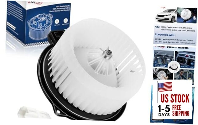 AC Blower Motor Fan Replacement Fits for Mazda 6, CX-5, CX5 2014 2015 2016 