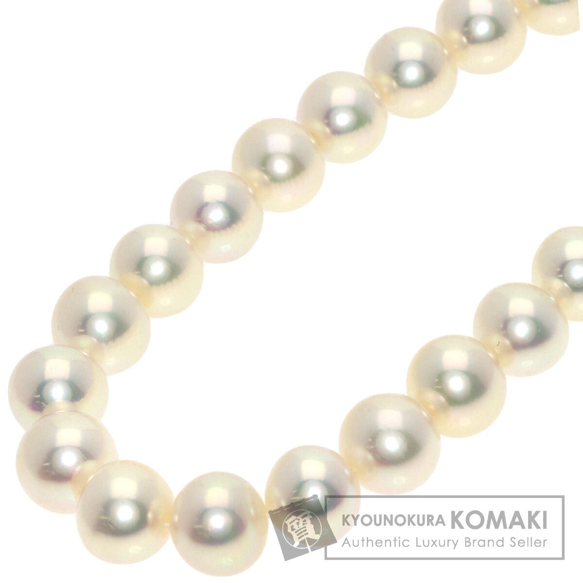 TASAKI Akoya Pearl Necklace Silver Ladies Used