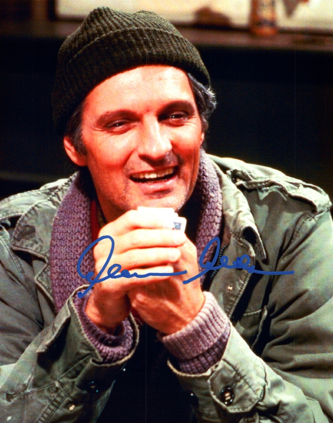 Alan Alda MASH Jacket Signed Autographed Photo Authentic 8X10 COA