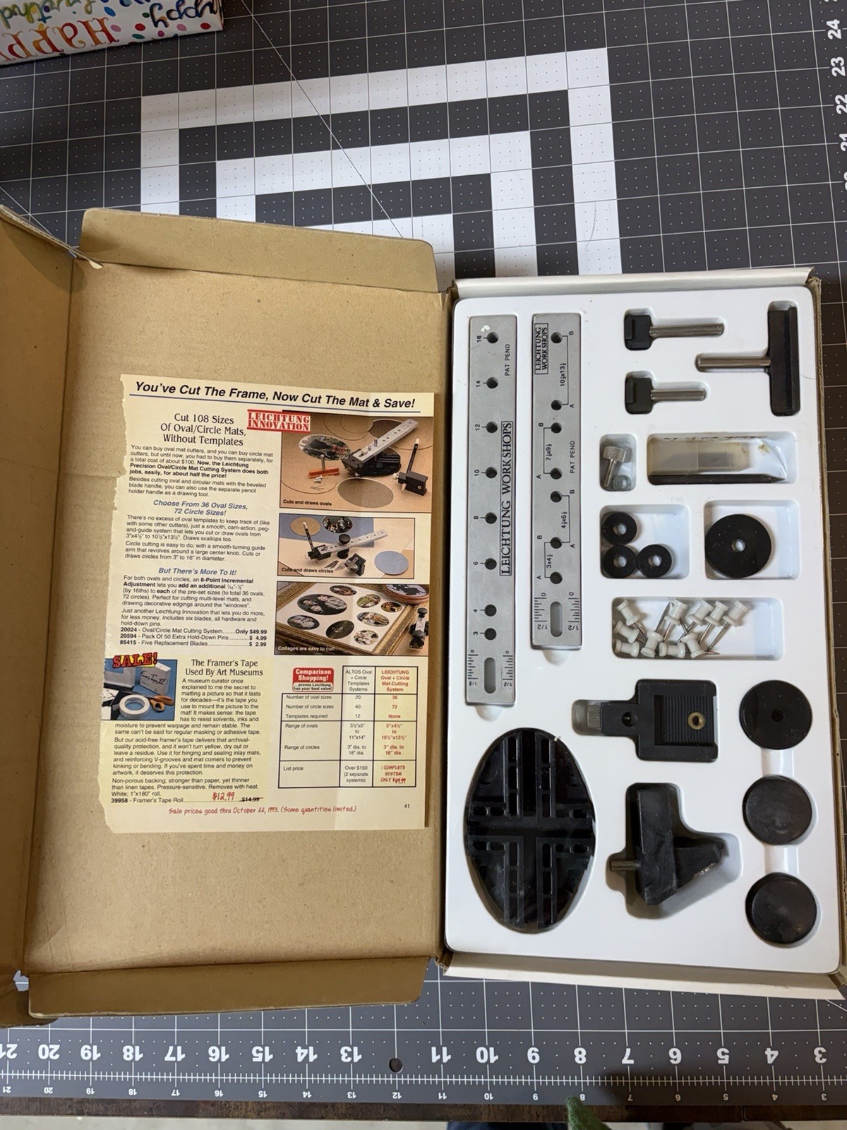 Leichtung Workshops Oval/Circle Mat Cutter Set Framing Tool Kit #20024