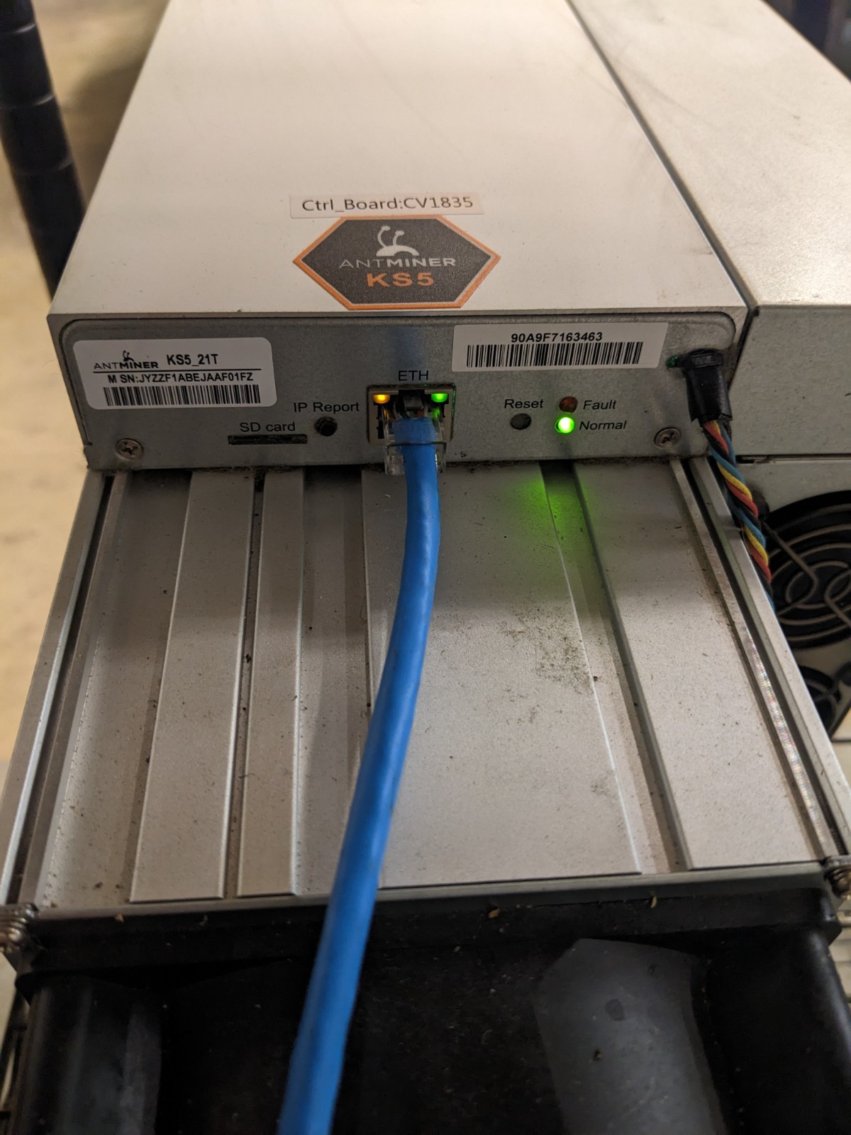 Bitmain Antminer KS5 Pro 21th IN USA w/15ft L6-30P