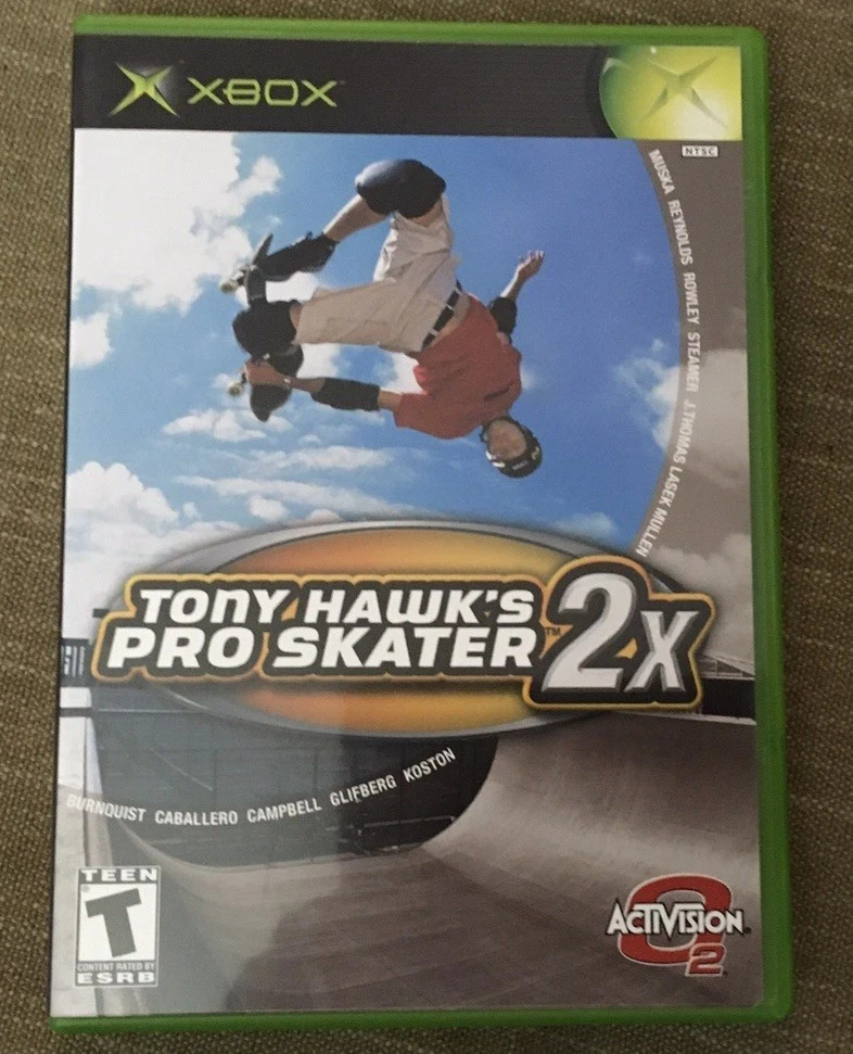 XBOX Tony Hawk's Pro Skater 2X With Manual & Registration Card