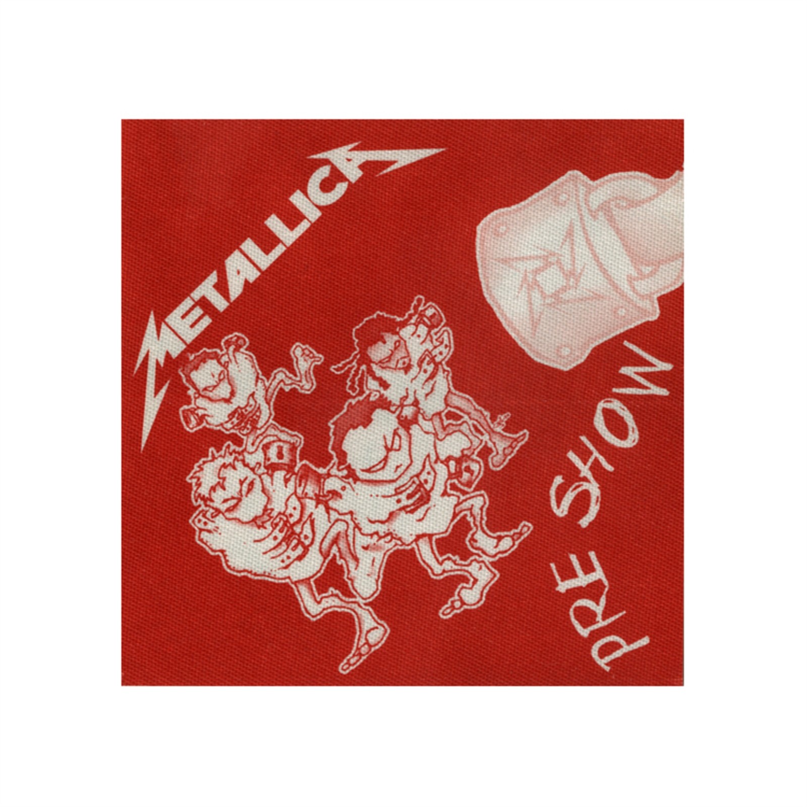 Metallica 2000 Summer Sanitarium Concert Tour Preshow Backstage Pass