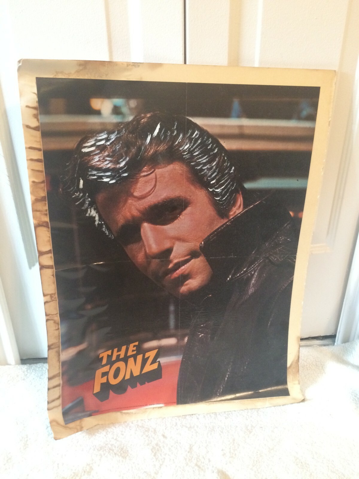 Vintage 1976 The Fonz! from Happy days tv show poster Henry Winkler 20x26