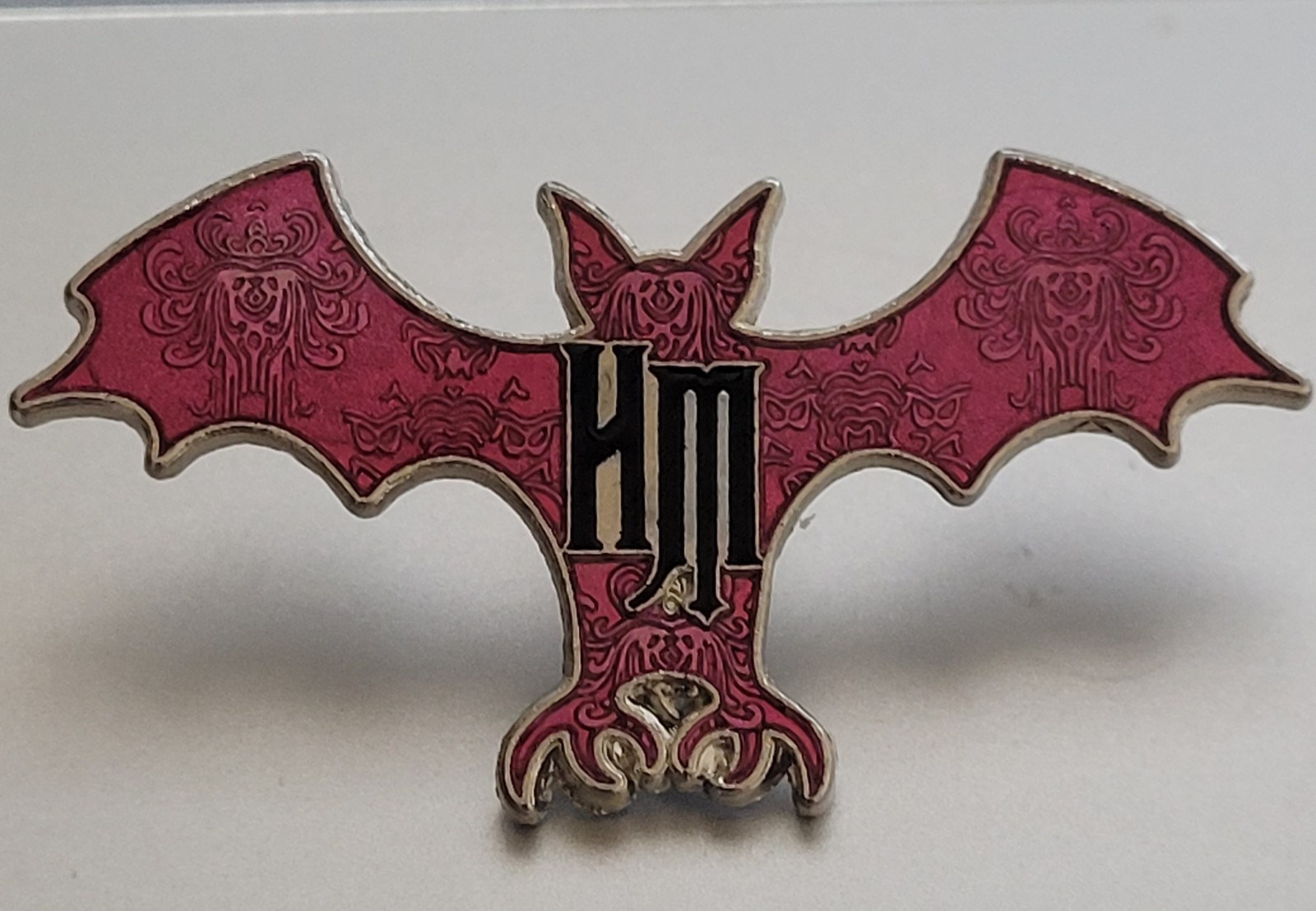 Disney Trading Pin, Bat with wallpaper design, Haunted Mansion, 2017 a