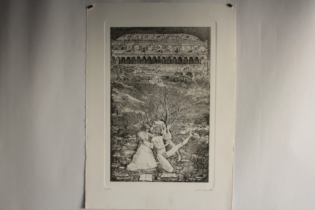 Original etching Galeazzo Vigano (75288)