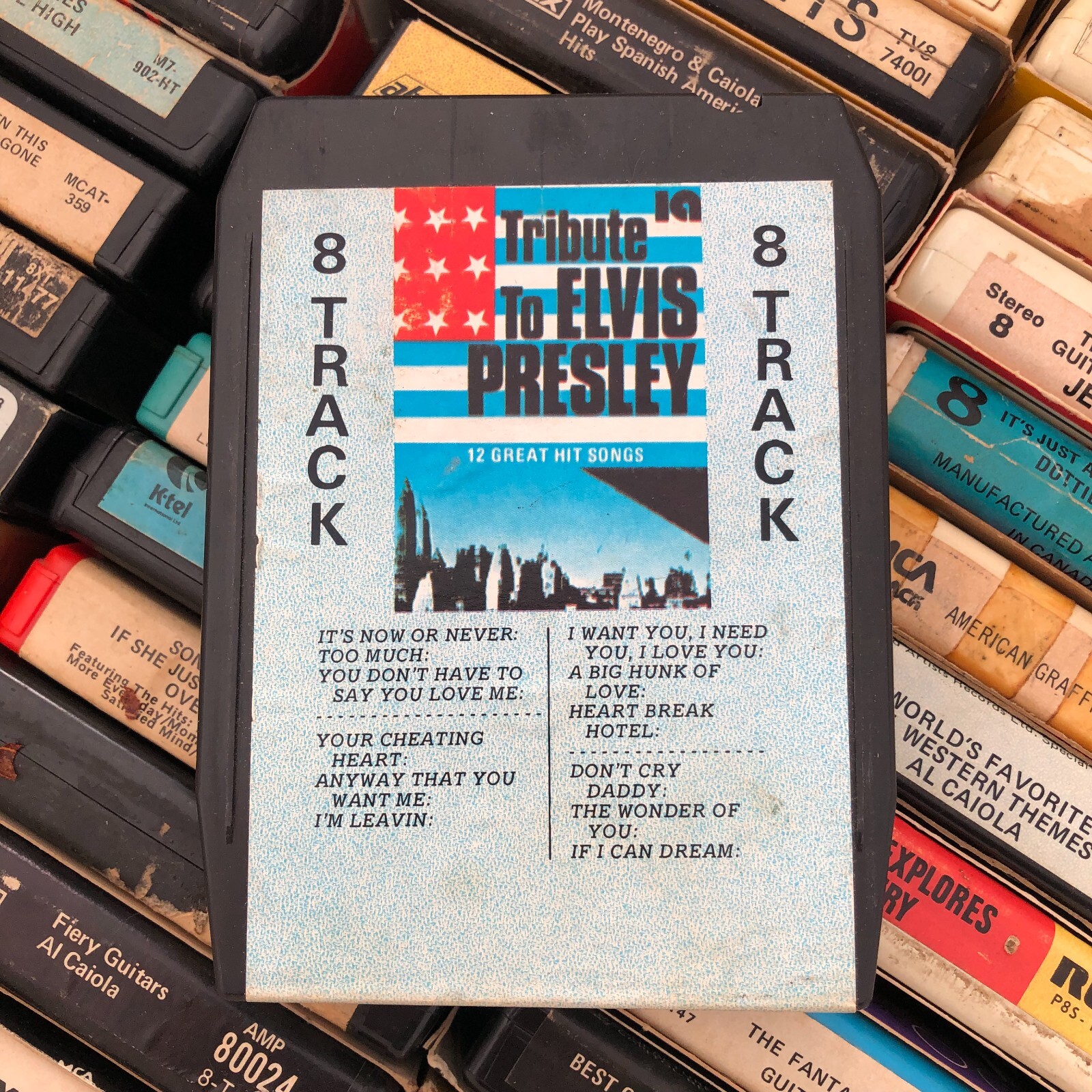 Tribute to Elvis Presley Various Artists, 8 Track Tape 