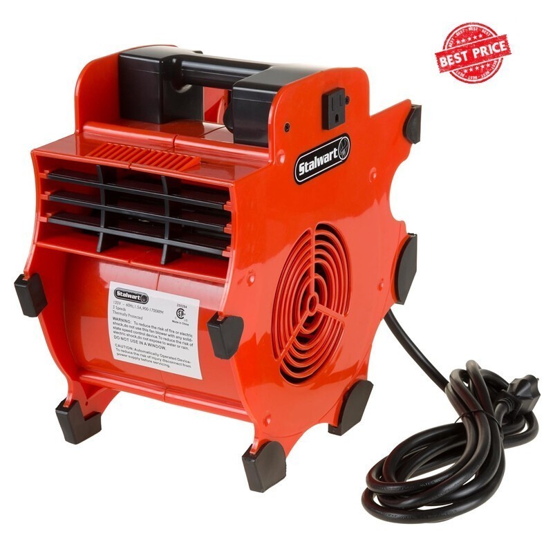 Blower Fan 3-Speed Heavy-Duty Floor Carpet Dryer 1600 watts Portable Air Mover