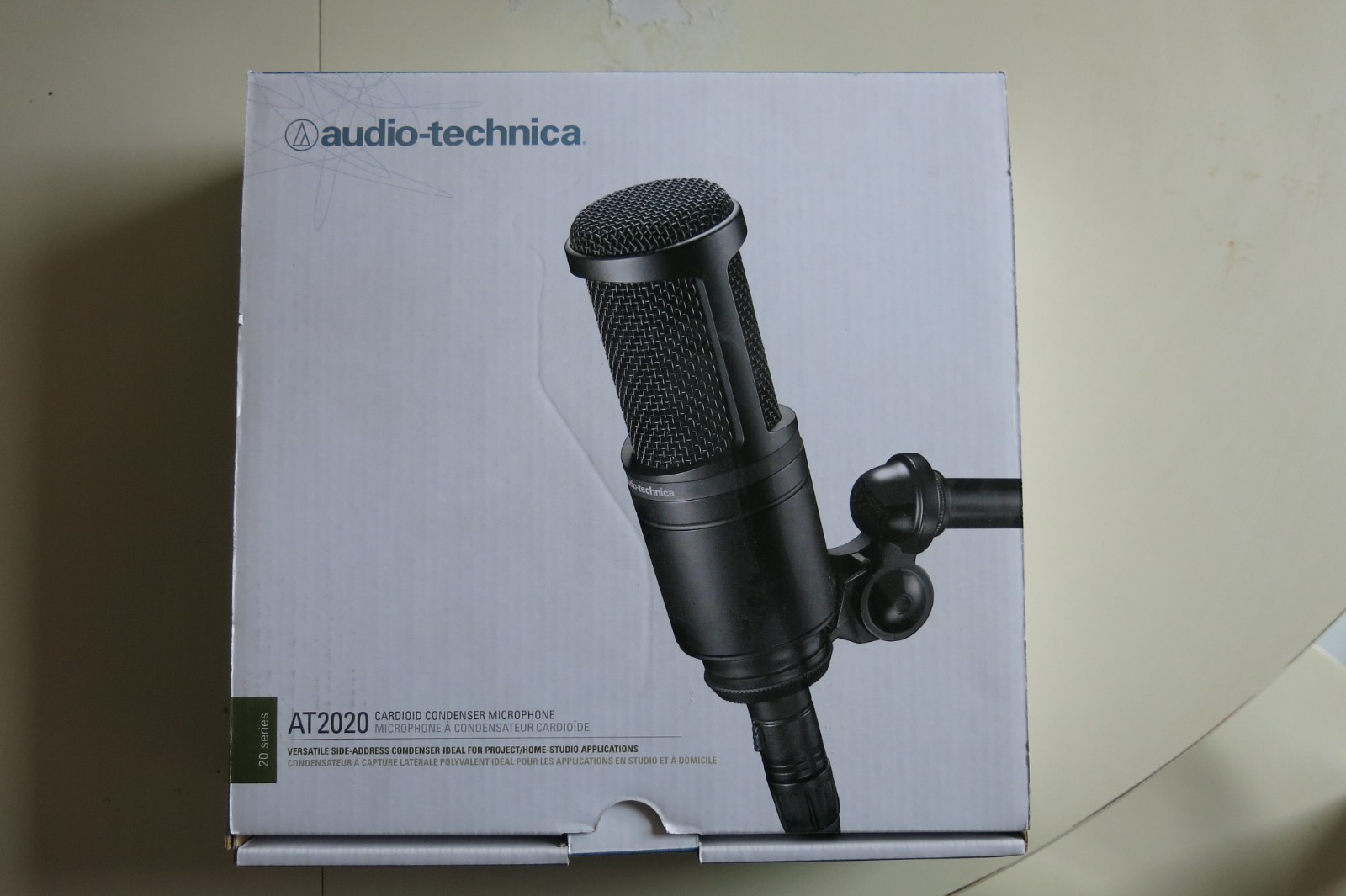 Audio-Technica AT2020 Cardioid Condenser Studio XLR Microphone - Black