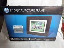 Hewlett Packard  8-inch Digital Picture Frame DF840p1 Clock & Calendar 🔺️