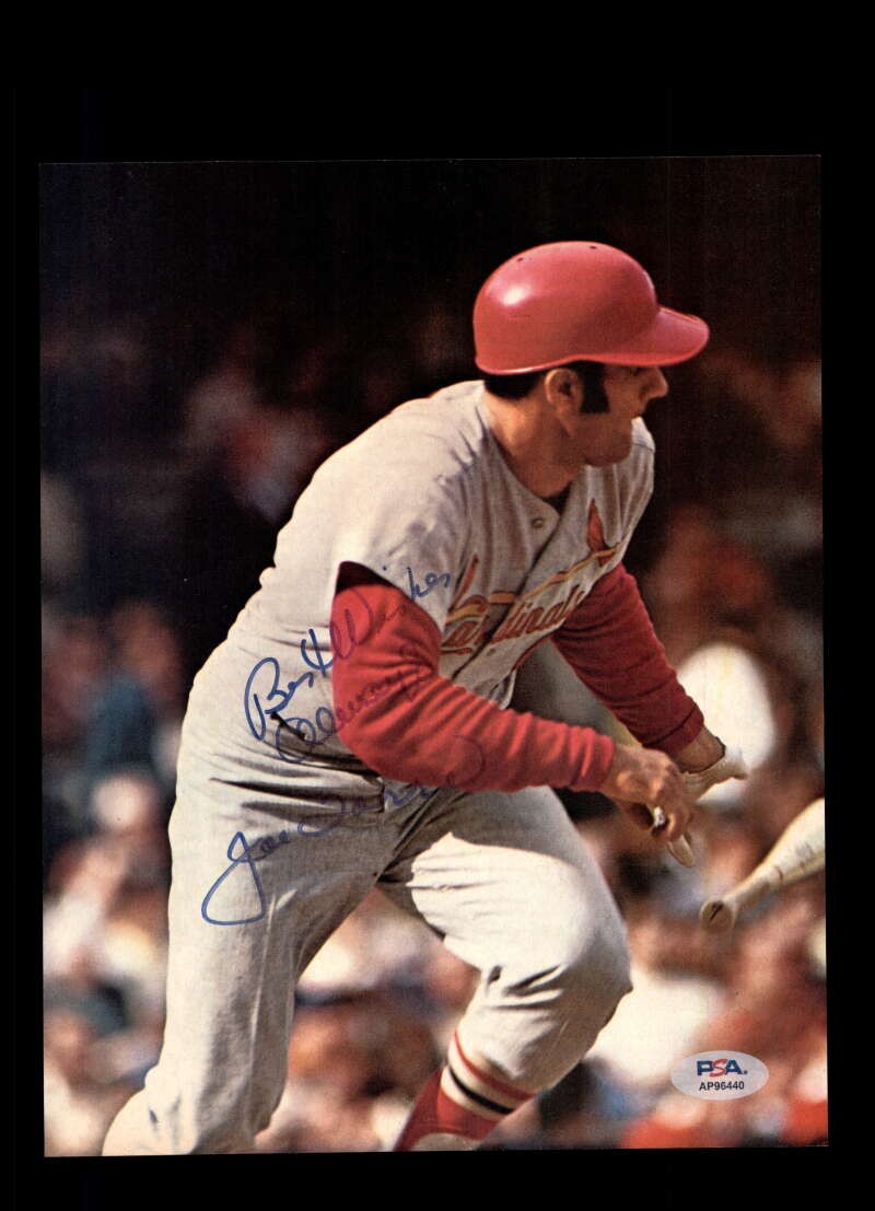 Joe Torre PSA DNA Signed 8x10 Photo Vintage Autographed Cardinals