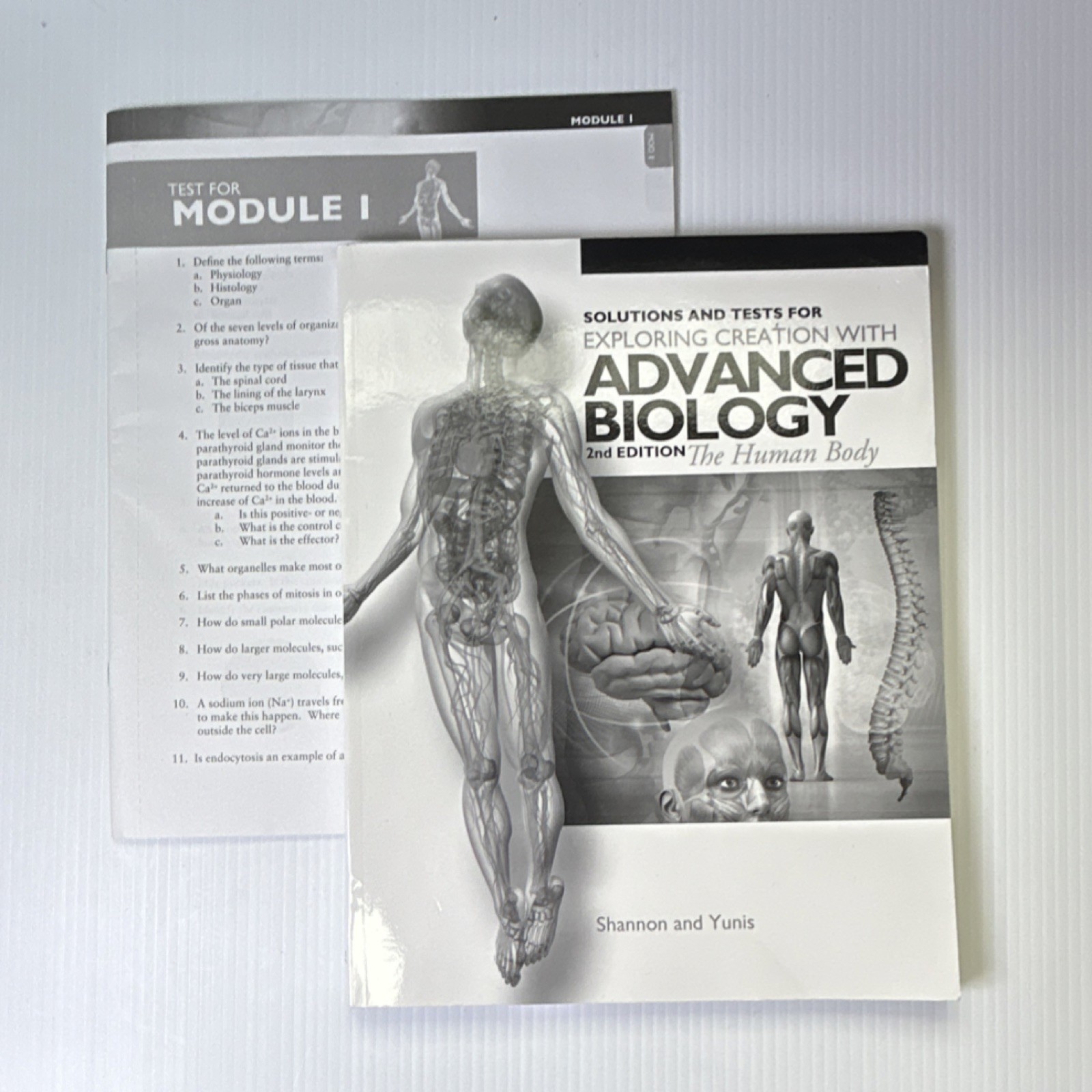 Apologia Solutions & Tests+tests Advanced Biology 2nd Ed Paperback Shannon Yunis