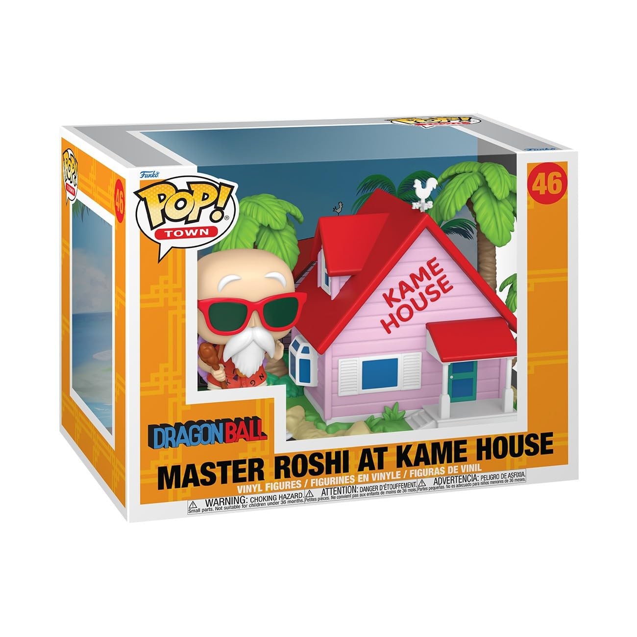 Funko Pop! Town: Dragon Ball - Master Roshi at Kame House Vinyl Figure