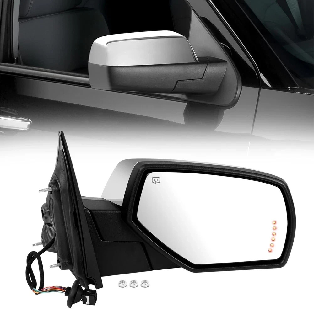 Side View Mirror Compatible with Chevy Silverado/Gmc Sierra 1500 2014-2018, 10 P