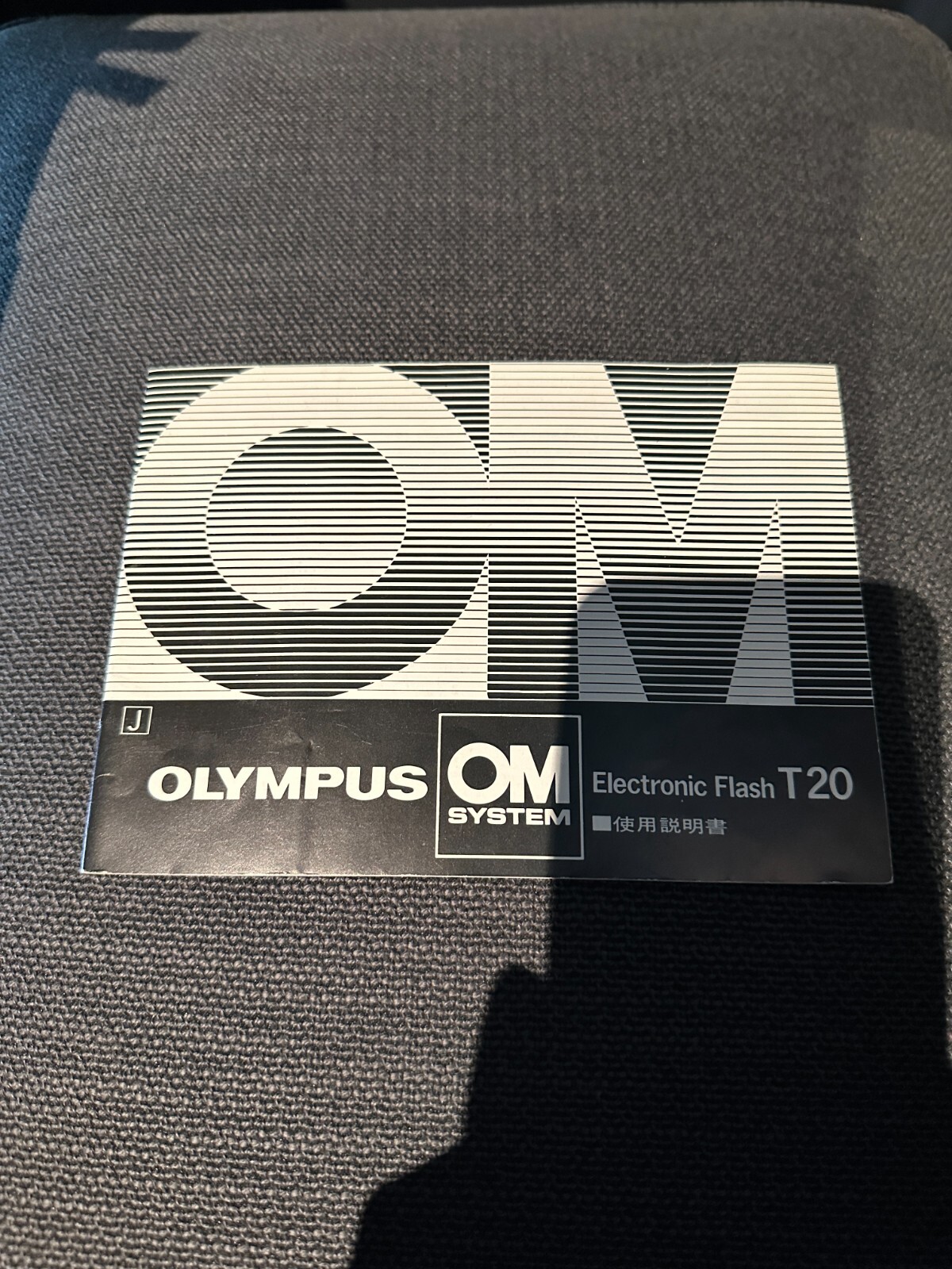 Original Instructions Manual for Olympus OM System Electronic Flash T20 (J)