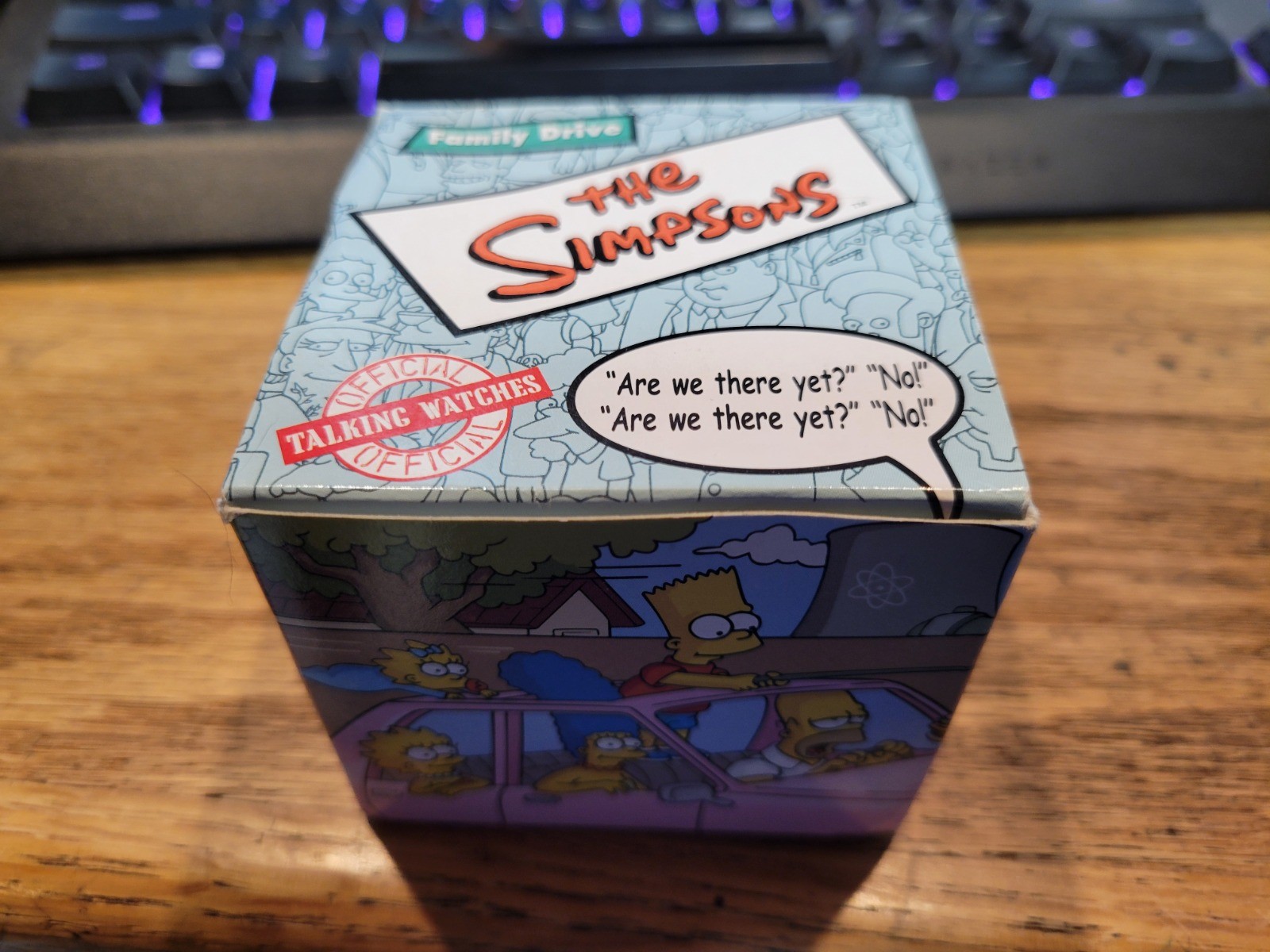 Vintage The Simpsons  Bart Talking Watch Burger King in box Never used