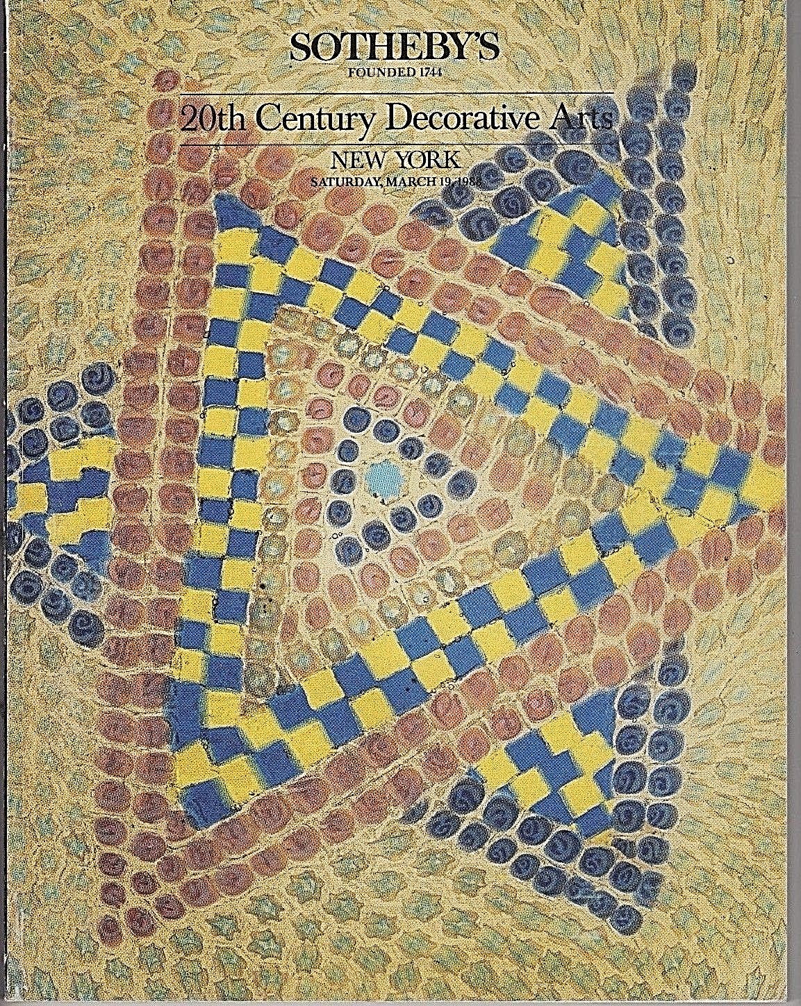 Sotheby's-Decorative Arts-Exhibition Catalog-Descriptions-Art Glass-Tiffany-1988