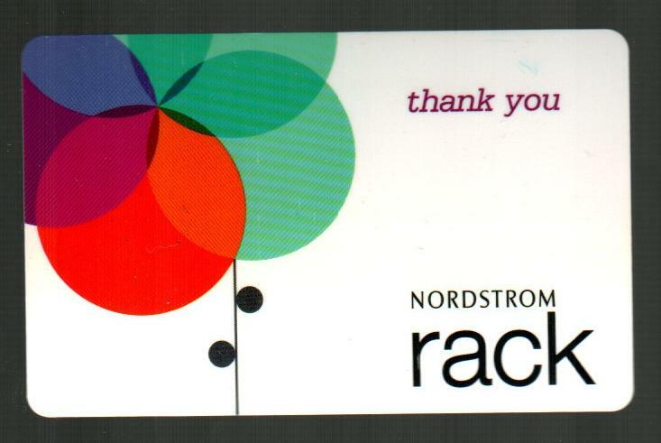 NORDSTROM RACK Thank You, Balloons ( 2012 ) Foil Gift Card ( $0 )
