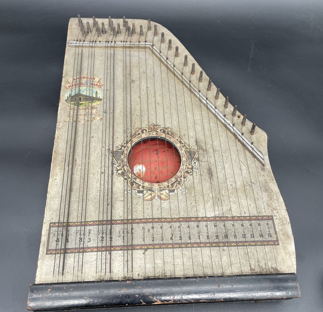 Antique Menzenhauer ‘s No.2-Guitar Zither Special St. Louis Model 1894 USA