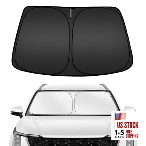  Windshield Sun Shade for Kia Sorento 2021-2025 2026, for Kia Sorento 2021-2026
