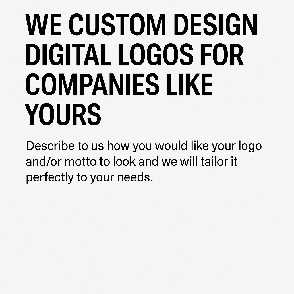 Custom Business/Personal Brand Logo For You