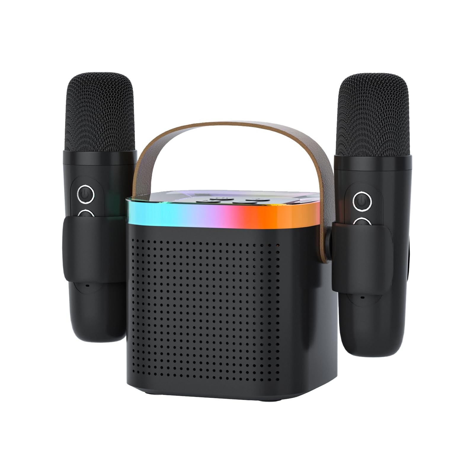 Karaoke Machine for Adults，Wireless Microphones with Speaker ，with Led Lights...