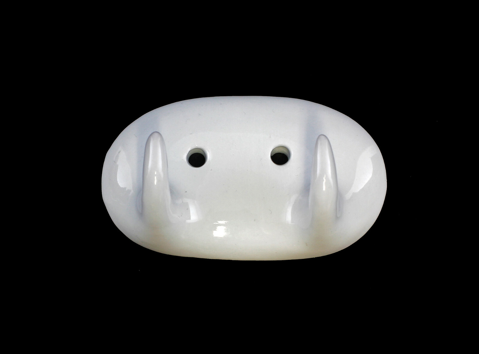 9986283-d Double Wall Hooks Lindner Porcelain Bavaria 3 1/8x1 13/16in