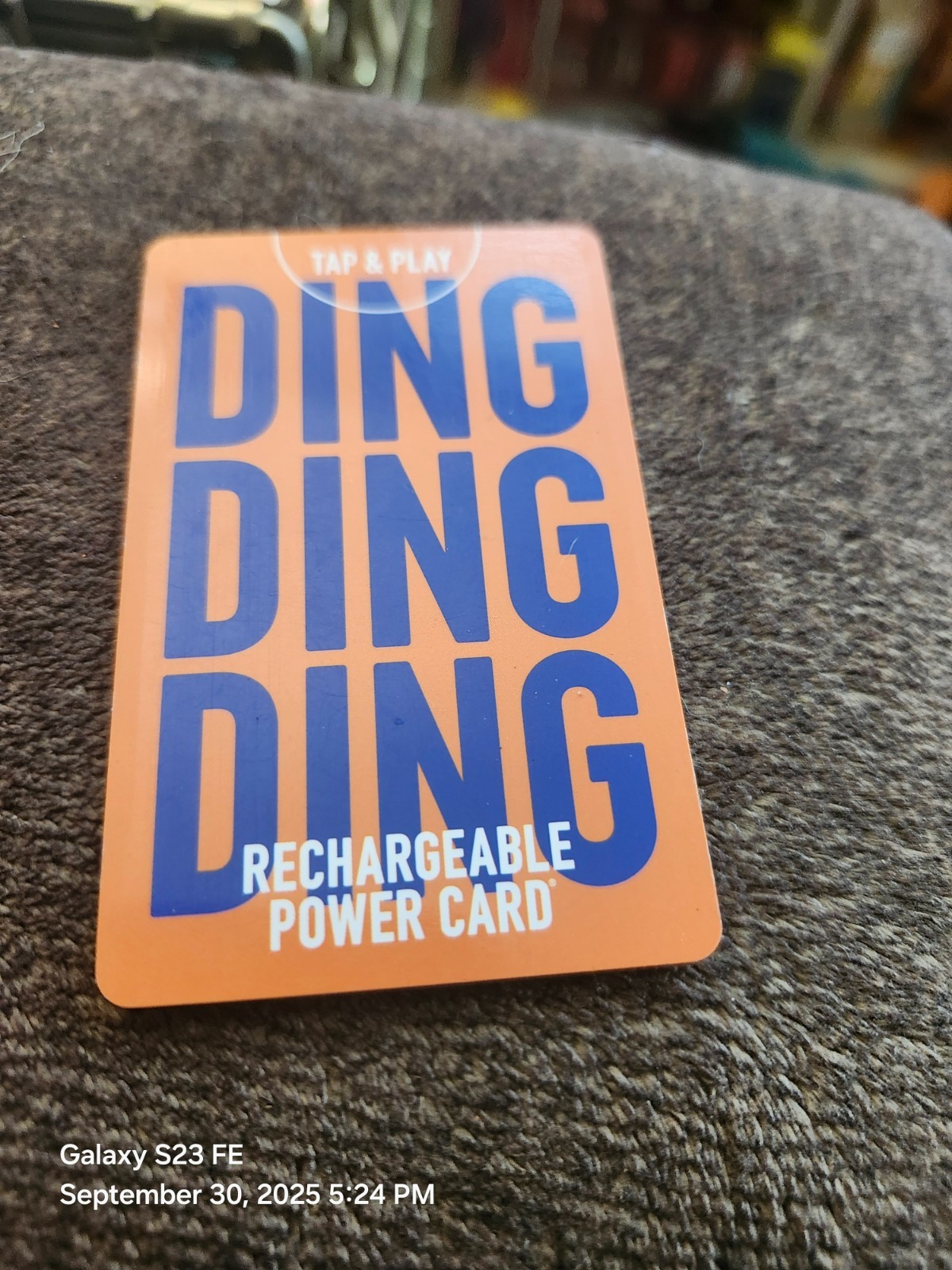 Dave & Busters Power Card 84048 Tickets 140 Chips