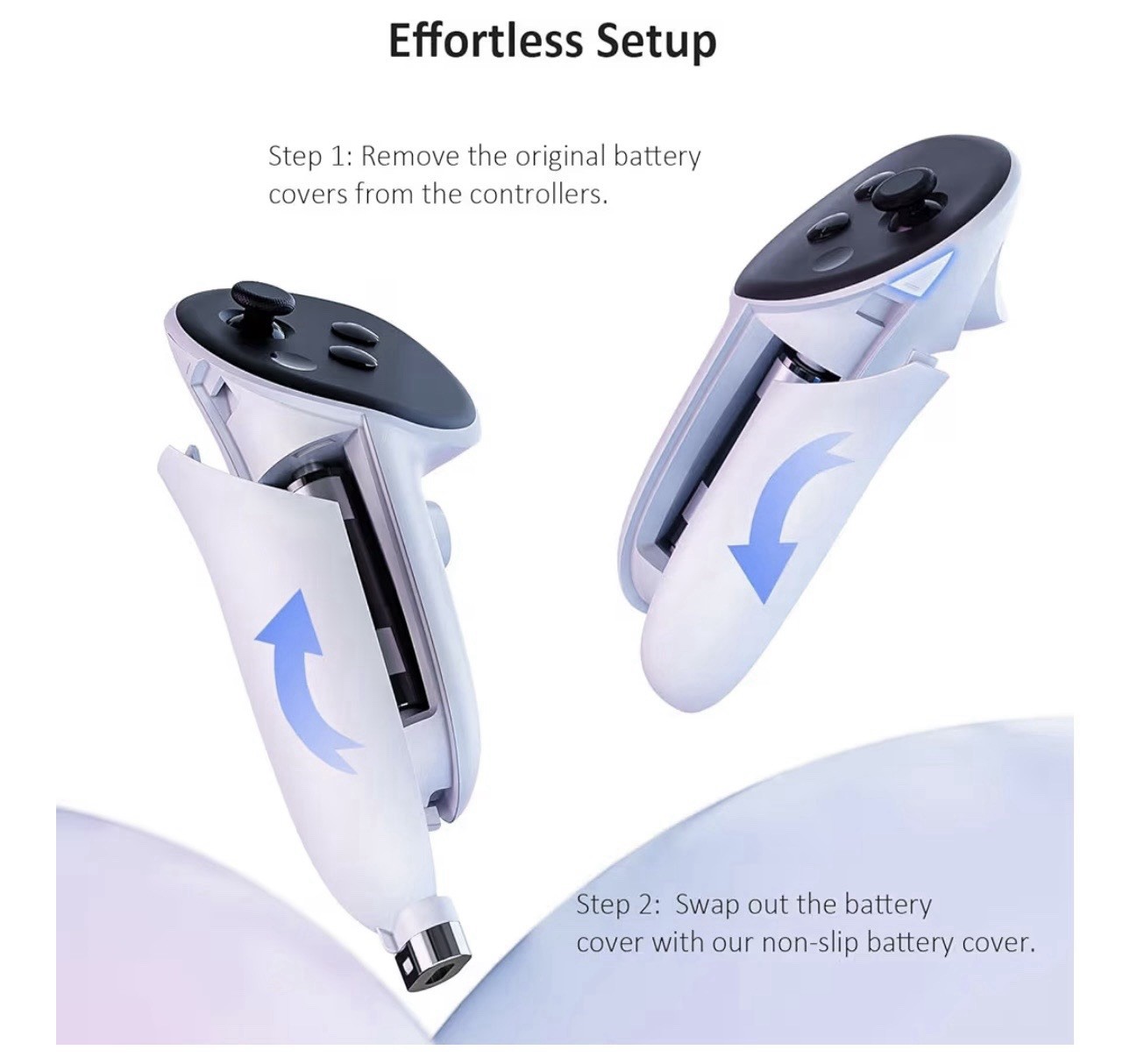 Oculus/Meta Quest 3/3S Controller Covers For S20 Pro Charging Station $23 NEW