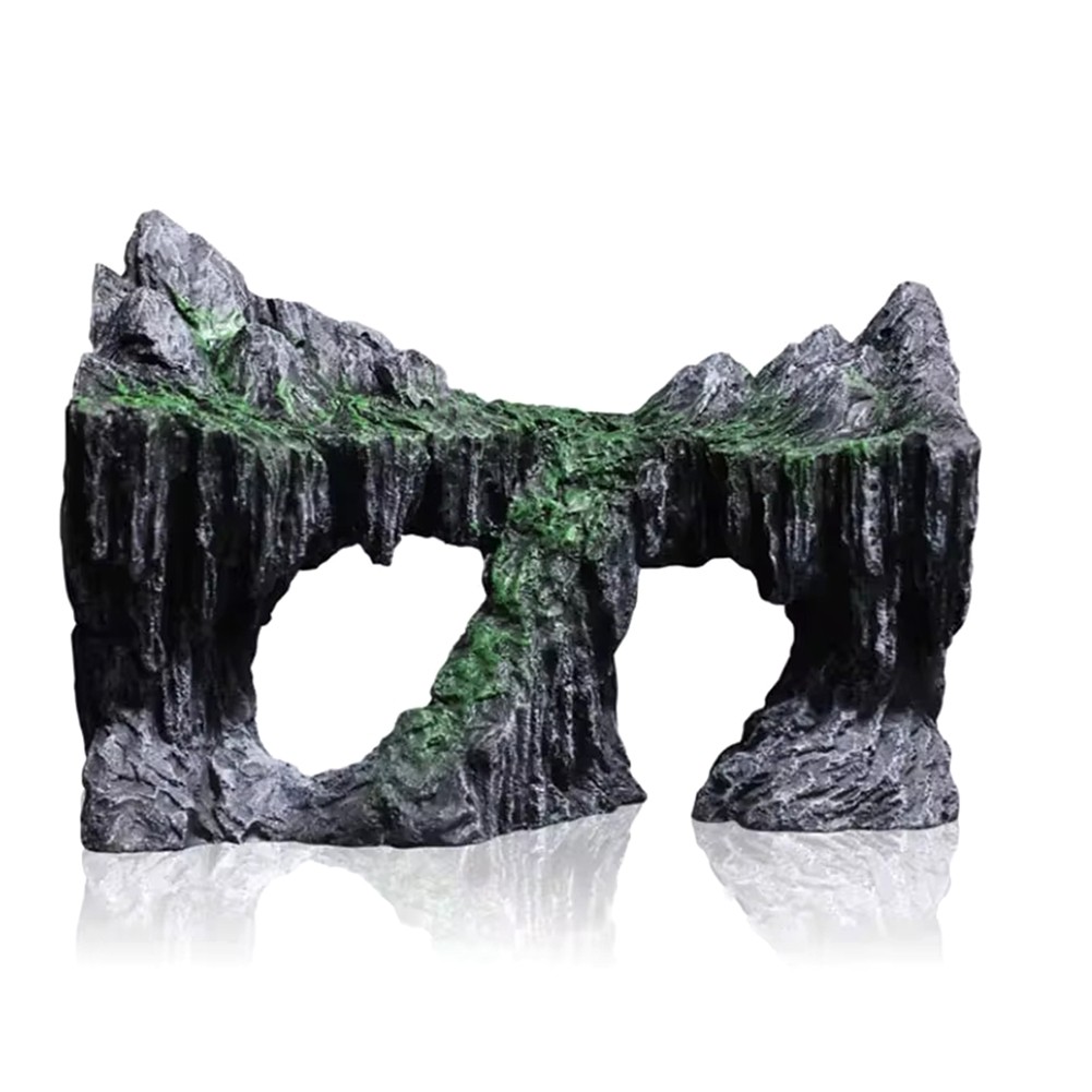 Resin -Aquarium Decoration Fish Tank Simulated Rock Mountain Ornament Rocks9903