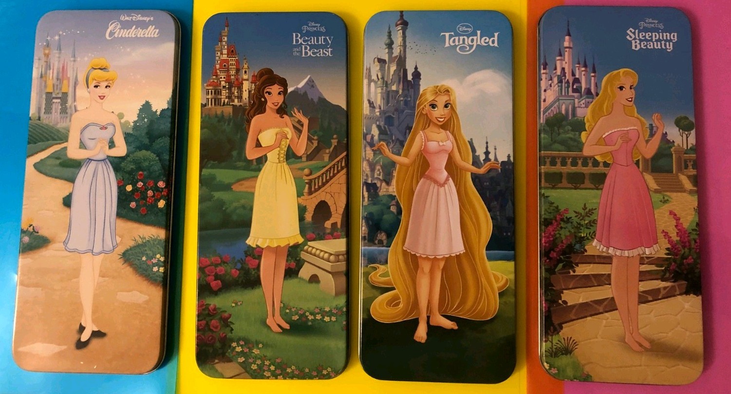 Disney Princess Magnetic Dolls Aurora Belle Cinderella Rapunzel Collectibe LOT