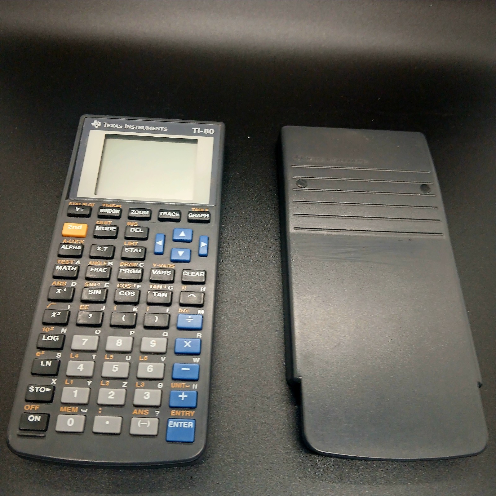 Texas Instruments TI-80 Vintage Graphing Calculator with Cover