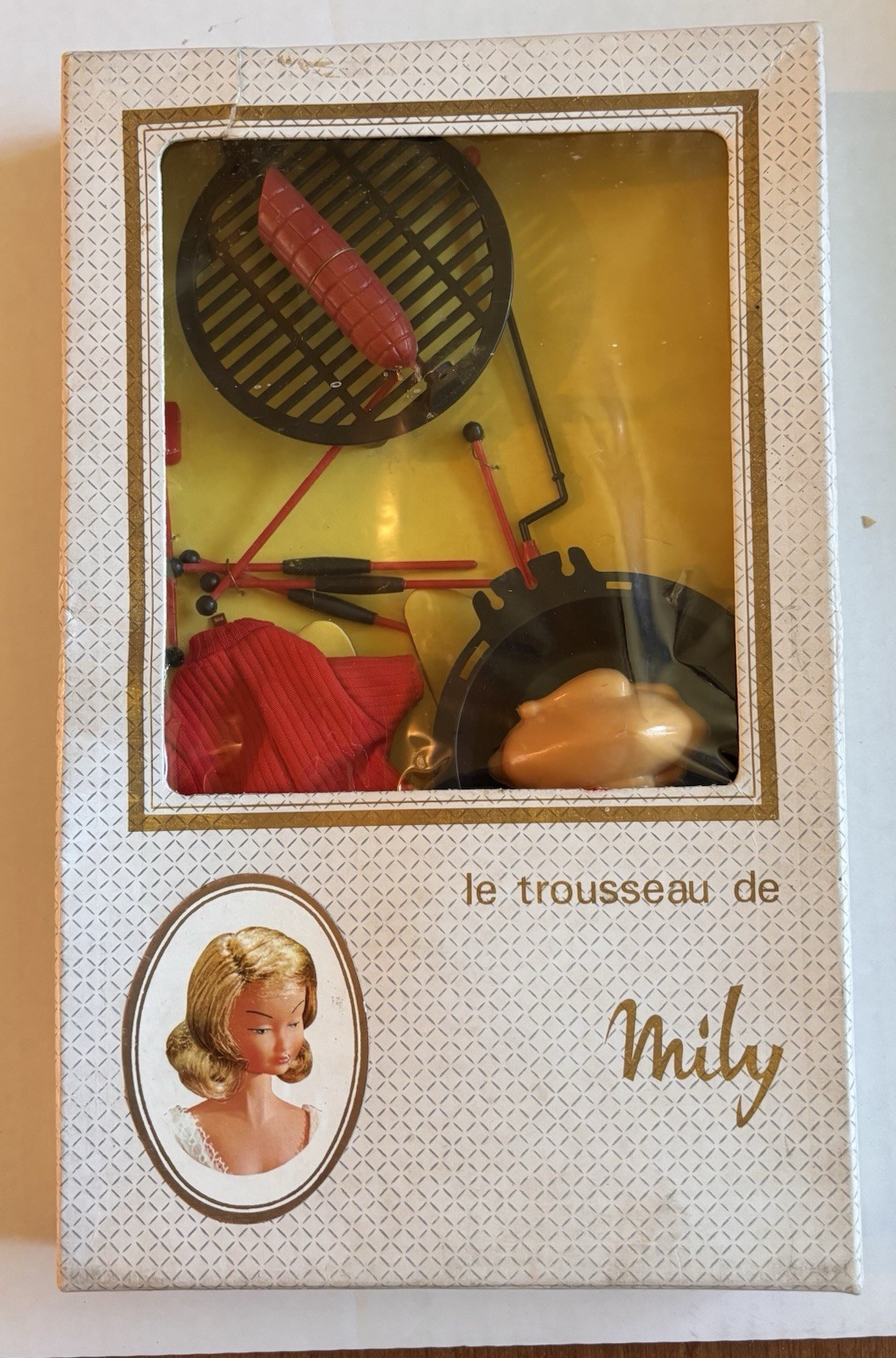 RARE Mily Doll by GeGe Fashion NRFB Grill Party 60’s French Barbie Clone
