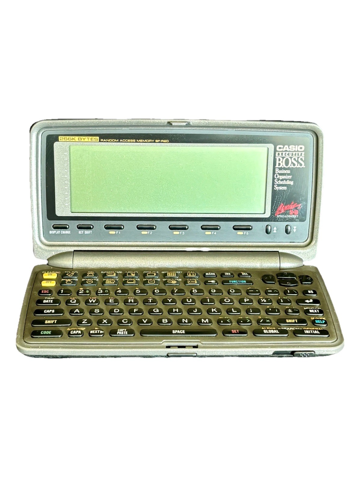 Casio Executive BOSS SF-8000 UNTESTED Business Organizer Lotus 123 Spreadsheet