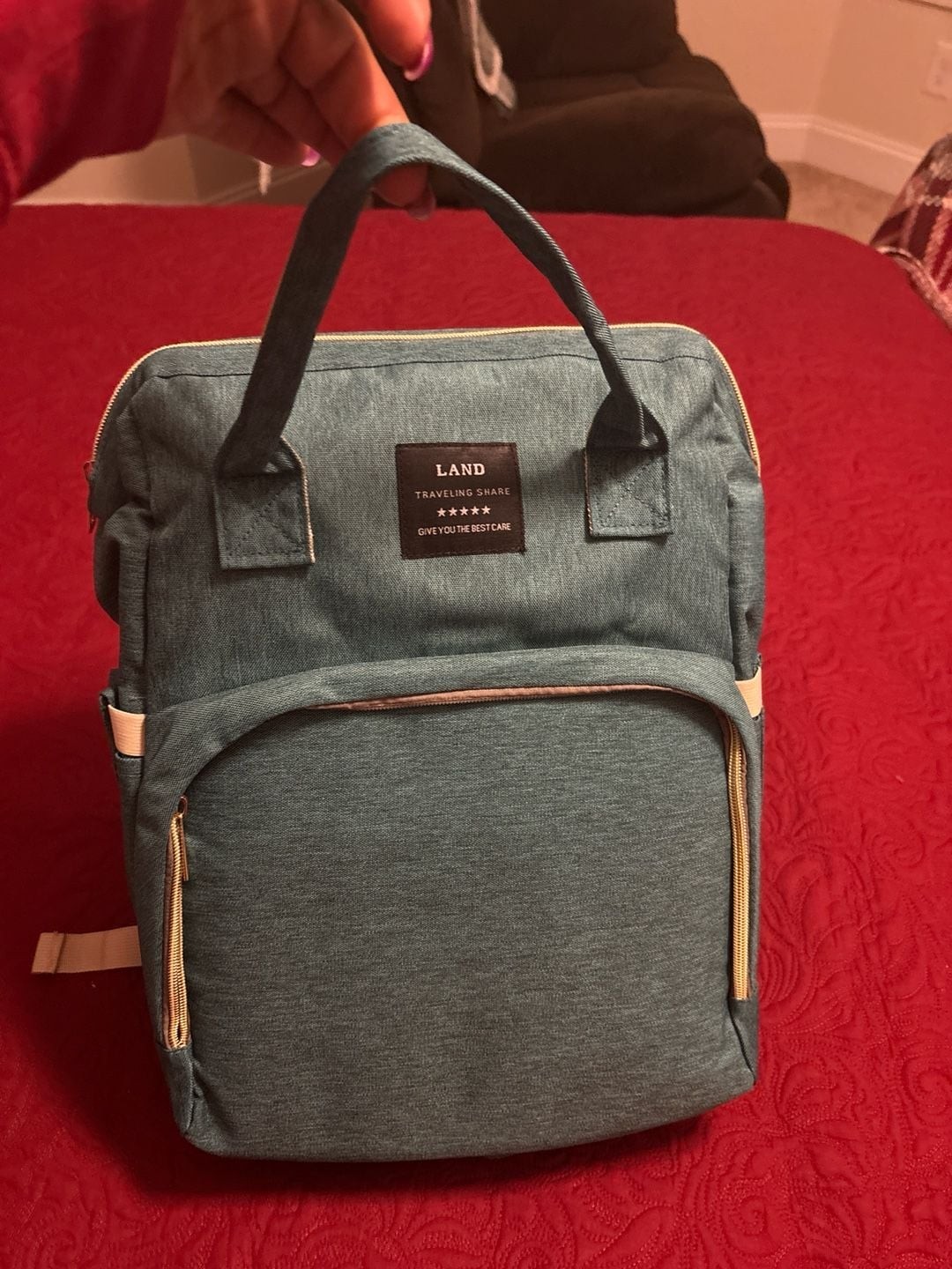 LAND Traveling Share Multifunctional Diaper Bag Backpack