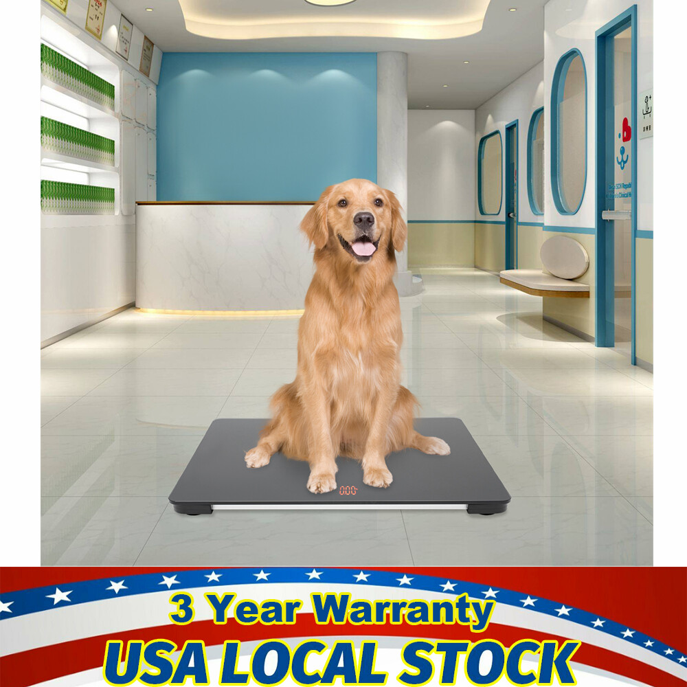 Pet Scale for Large Dogs - High Precision LCD Weighing Up to 220 lbs