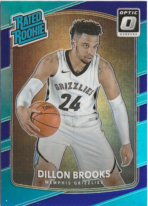 2017-18 Panini Donruss Optic Dillon Brooks Rated Rookie Silver Prizm SP RC