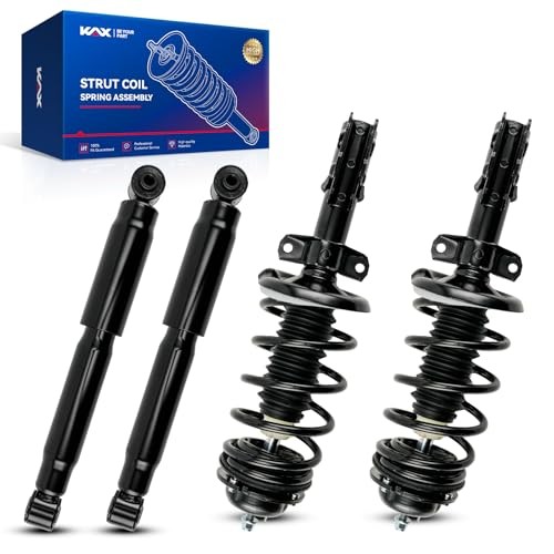 KAX Complete 4 Piece Front and Rear Strut Assembly Kit for 2003-2007 Saturn Ion,