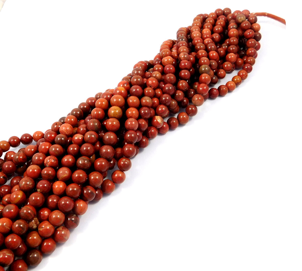Red Jasper Beads 15 Inch Strand 8mm Round Natural Gemstone Jewelry Wholesale Lot
