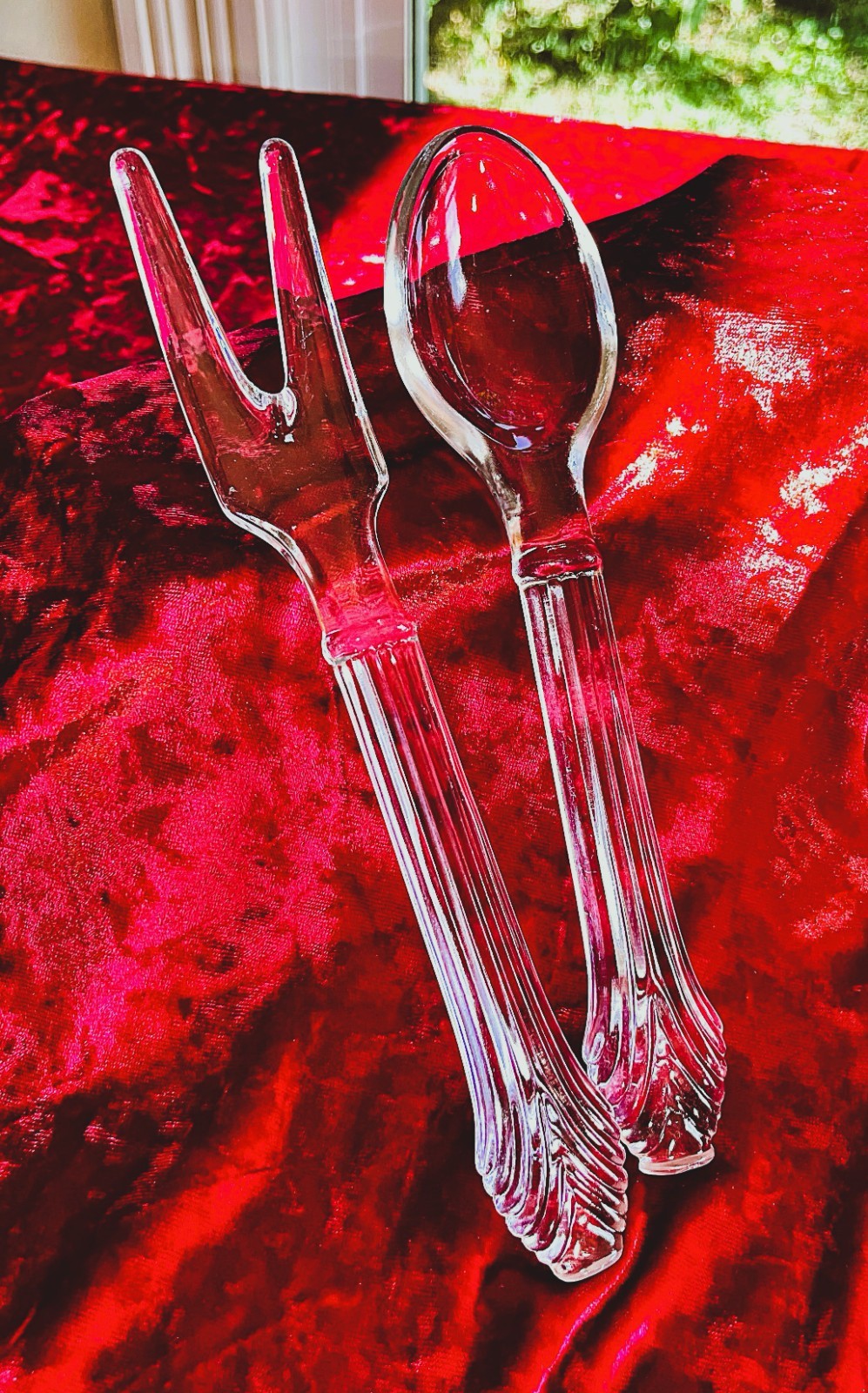 Imperial #701 Reeded Spoon & Fork,  '32-'68