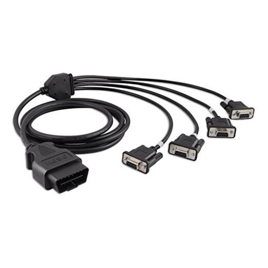 2.1M 6.9ft 1 OBD Male Interface to DB9 Serial RS232 4 Female Port Straight Port