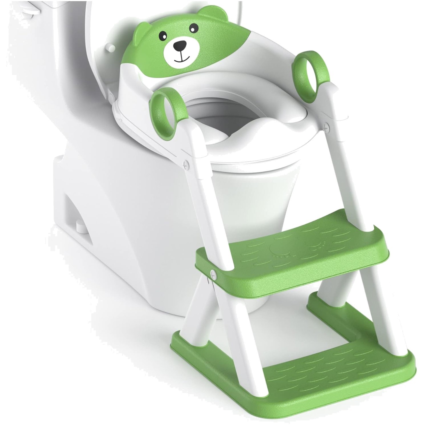 Adjustable Potty Training Seat & Step Stool for Kids - 2-in-1 Comfort & Safety