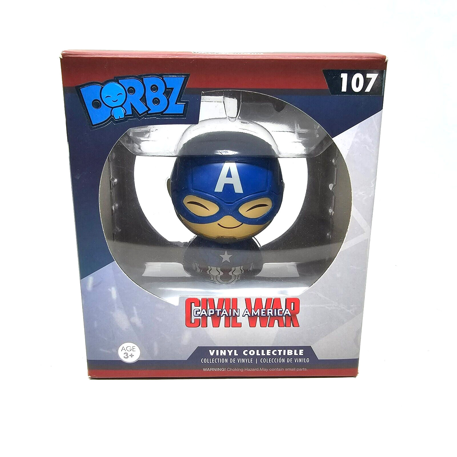 Funko Pop Dorbz Marvel Captain America Civil War #107 Vinyl Collectible